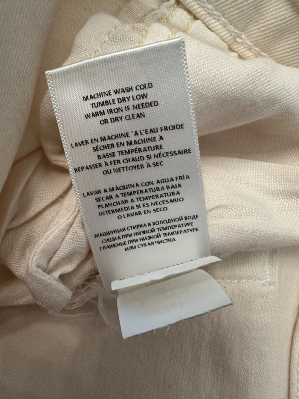 Re/Done Originals 70's Straight Jeans in Vintage White Women Size 23 NWT $250 - Picture 12 of 12